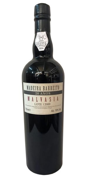 Madeira Barbeito 20 Years Old Malvasia Lote 12089